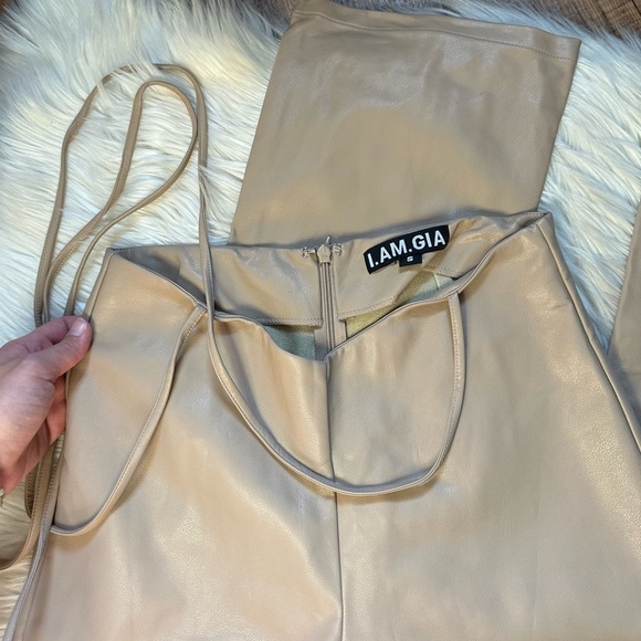 I.AM.GIA Zoey Faux Leather Lace Up Pant - Picture 6 of 6